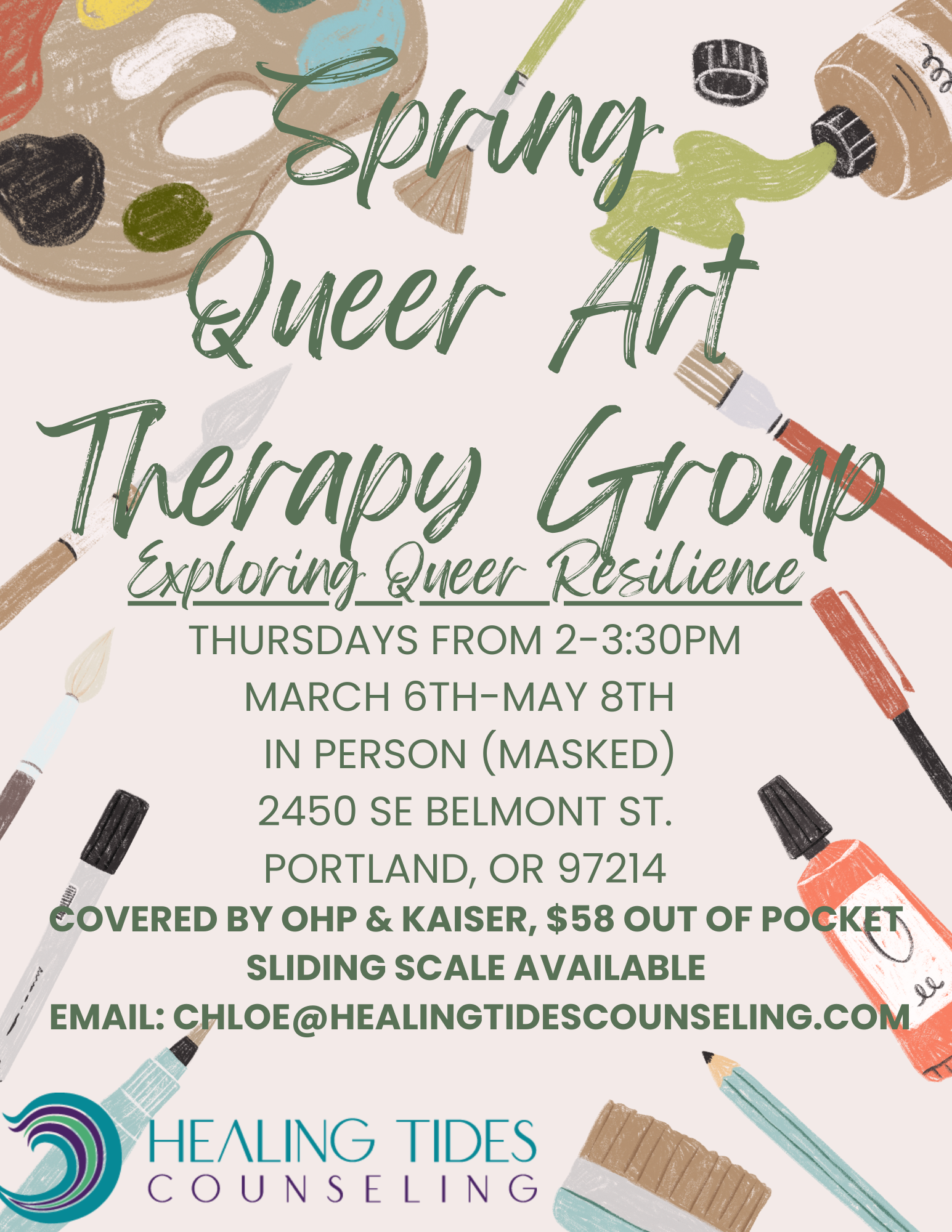 Spring 2025 Art Therapy Group